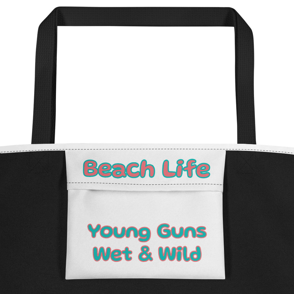 YnGuns™ "Wet & Wild" Beach Bag