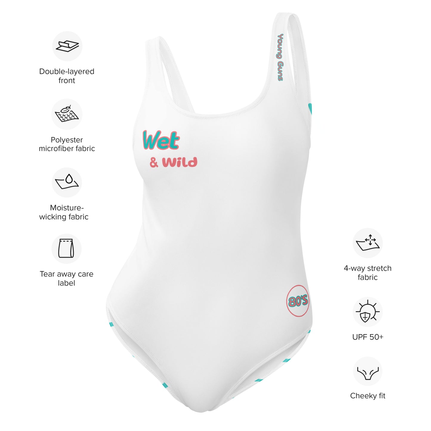 YnGuns™ "Wet & Wild" One-Piece Swimsuit