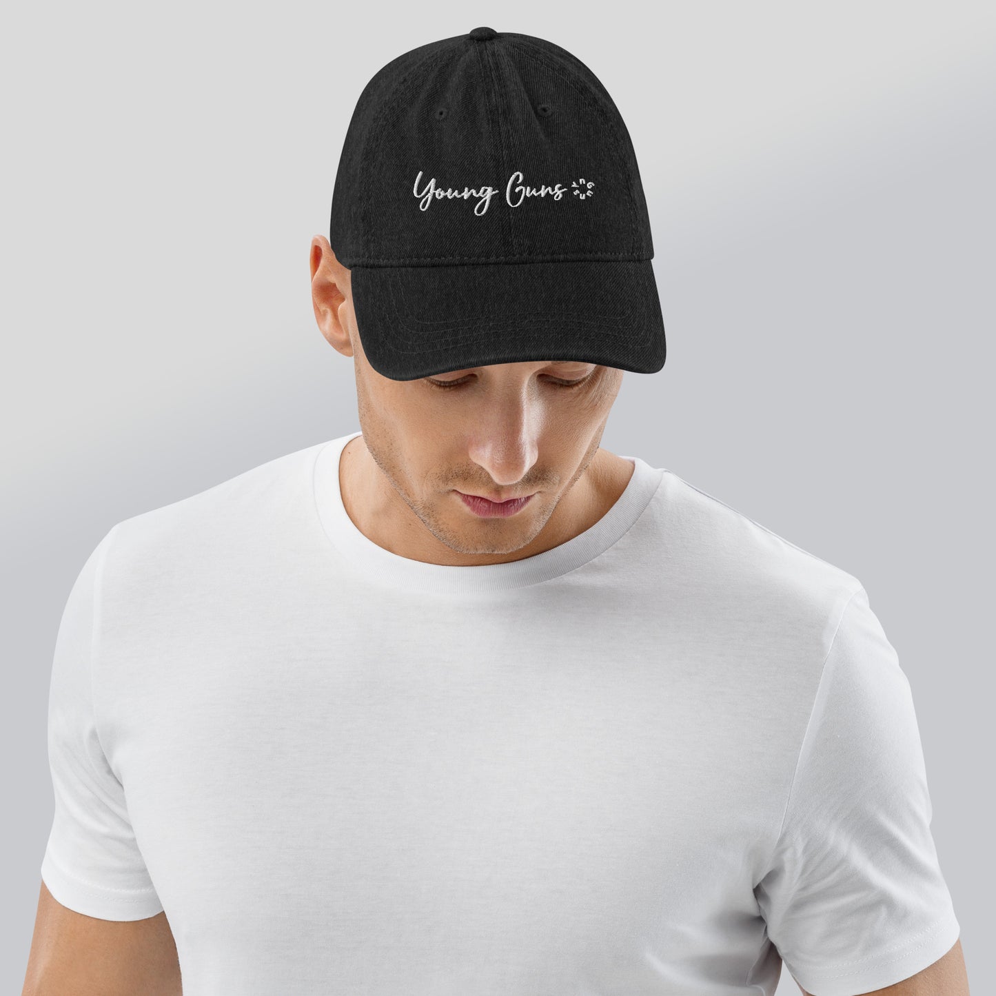 YnGuns™ Embroidered "Young Guns" Denim Hat