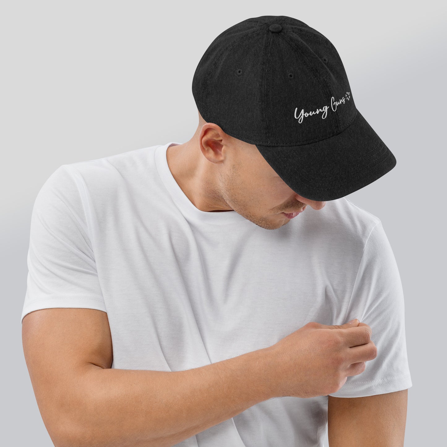 YnGuns™ Embroidered "Young Guns" Denim Hat