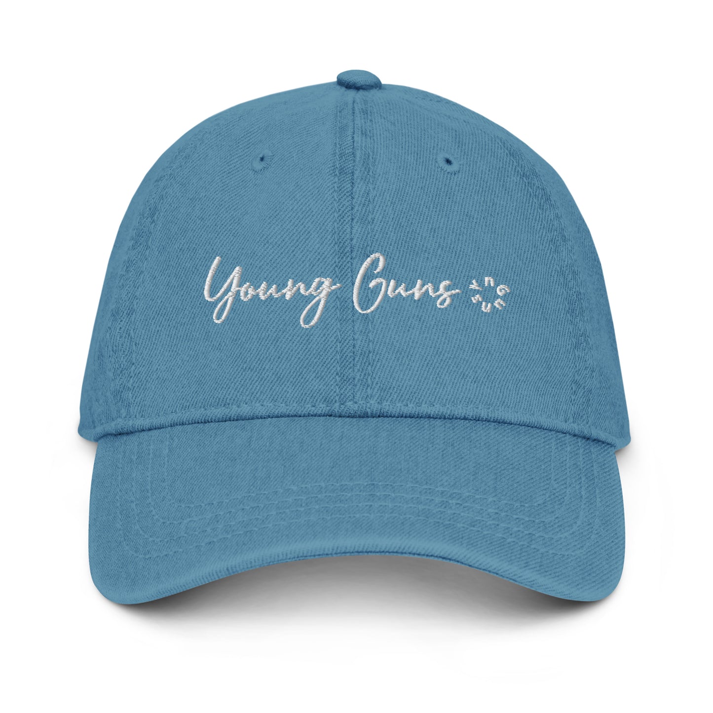 YnGuns™ Embroidered "Young Guns" Denim Hat