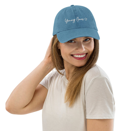 YnGuns™ Embroidered "Young Guns" Denim Hat