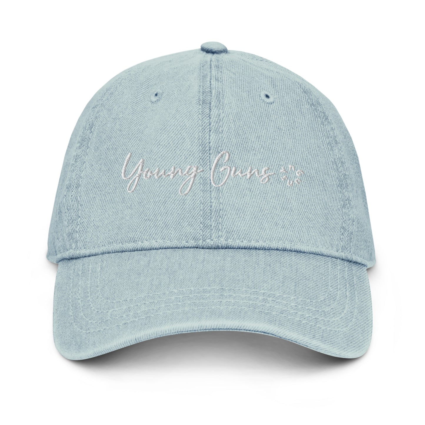 YnGuns™ Embroidered "Young Guns" Denim Hat