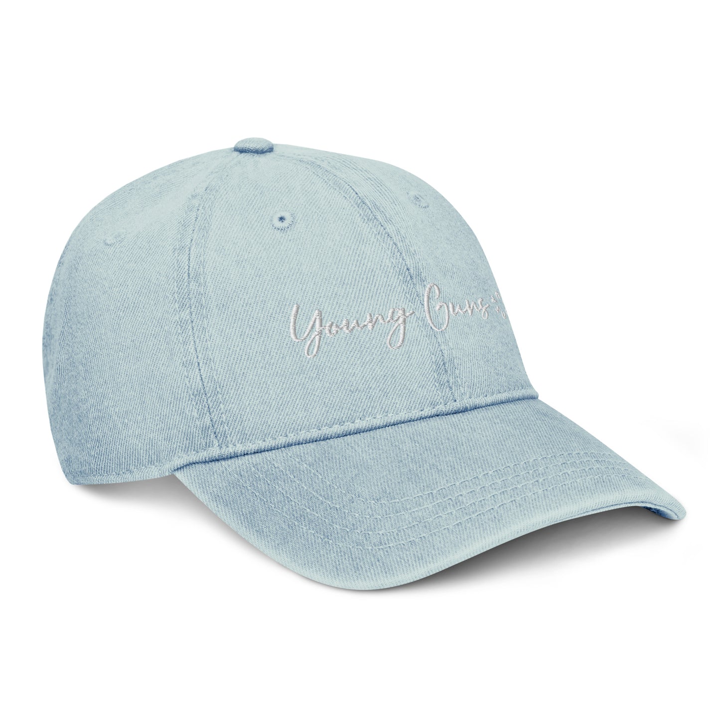 YnGuns™ Embroidered "Young Guns" Denim Hat