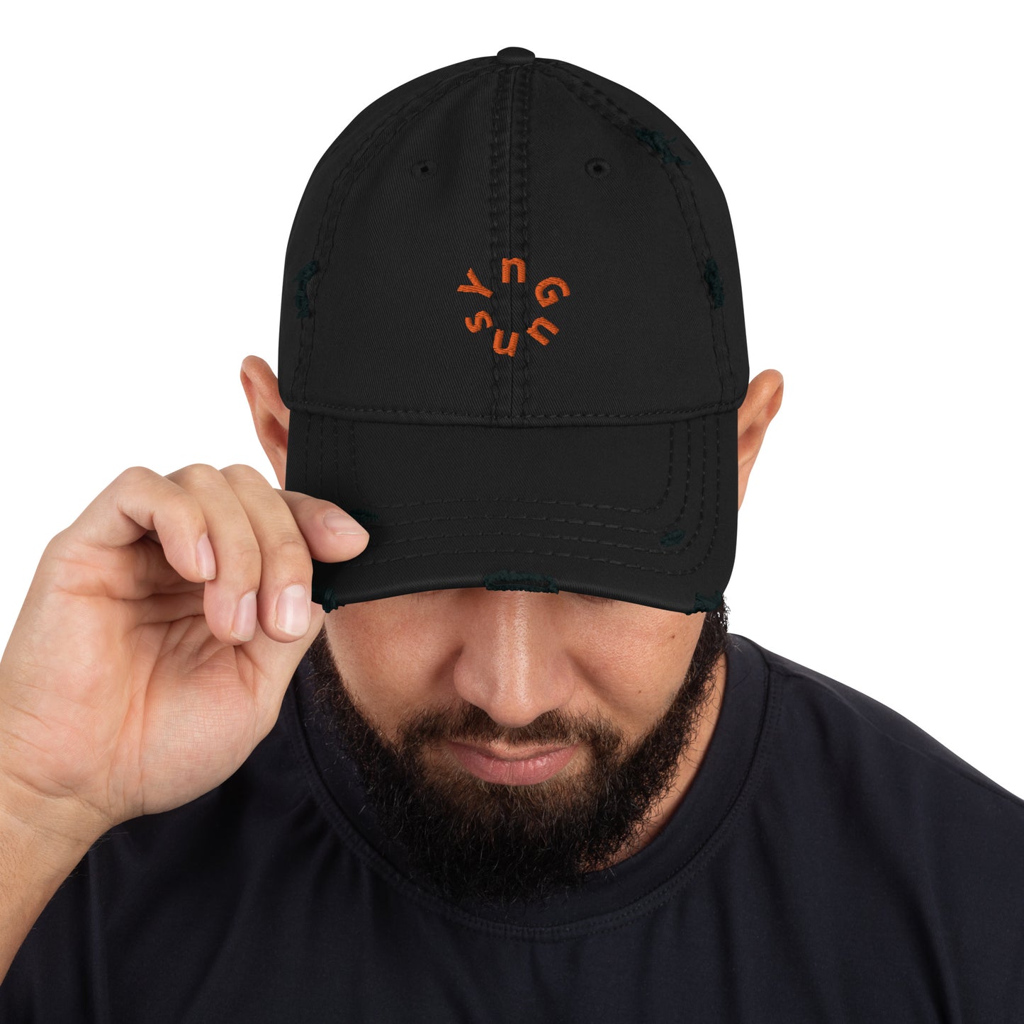 YnGuns™ Embroidered Distressed Hats