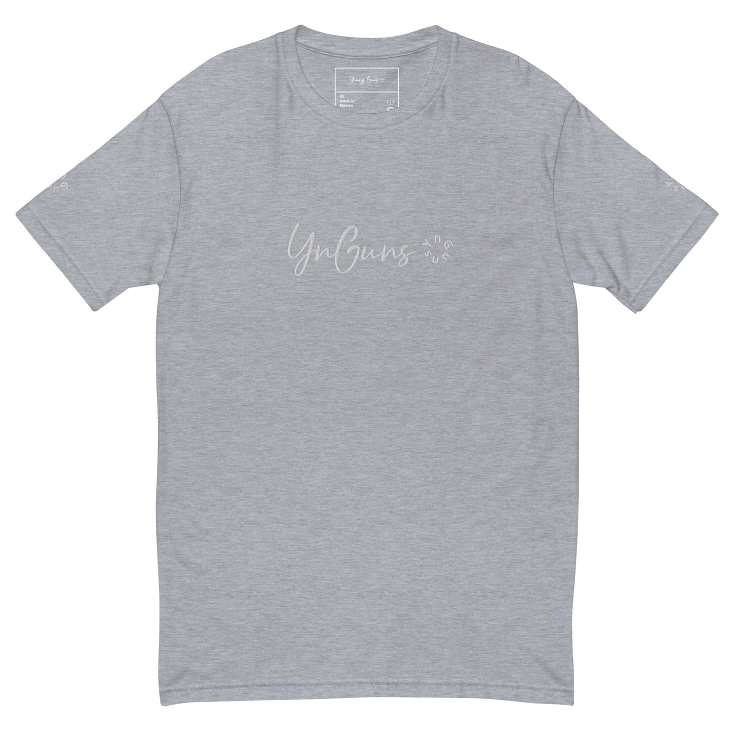 YnGuns™ Fitted Pre-Shrunk Embroidered Tee