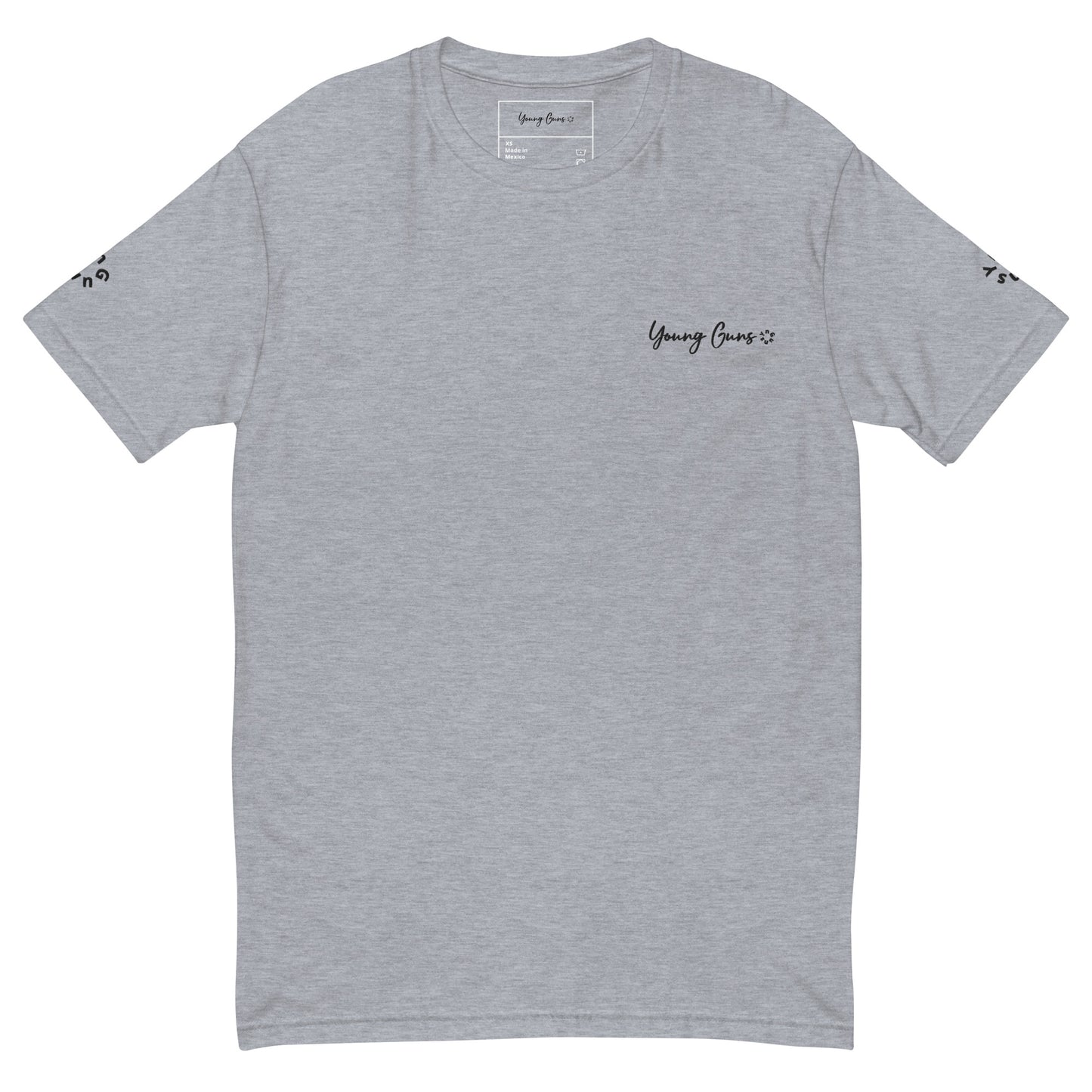 YnGuns™ Fitted Pre-Shrunk Embroidered "Young Guns" Tee