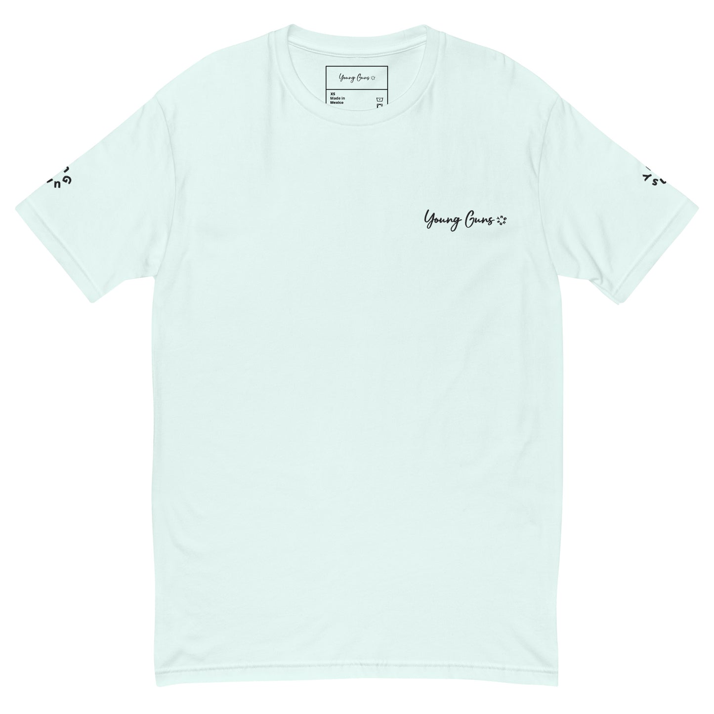 YnGuns™ Fitted Pre-Shrunk Embroidered "Young Guns" Tee