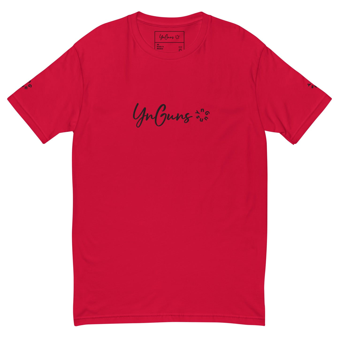 YnGuns™ Fitted Pre-Shrunk Embroidered Tee