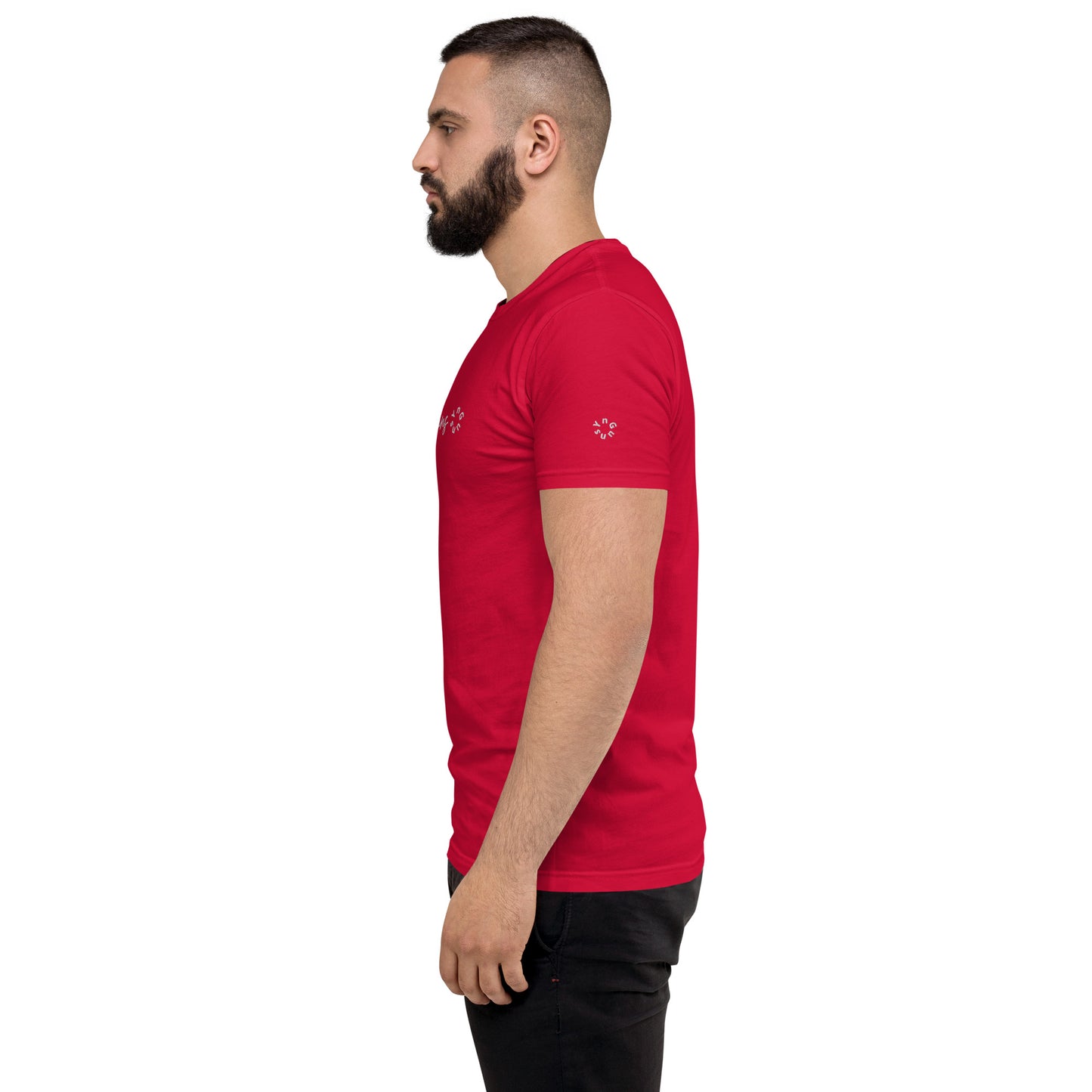 YnGuns™ Fitted Pre-Shrunk Embroidered Tee