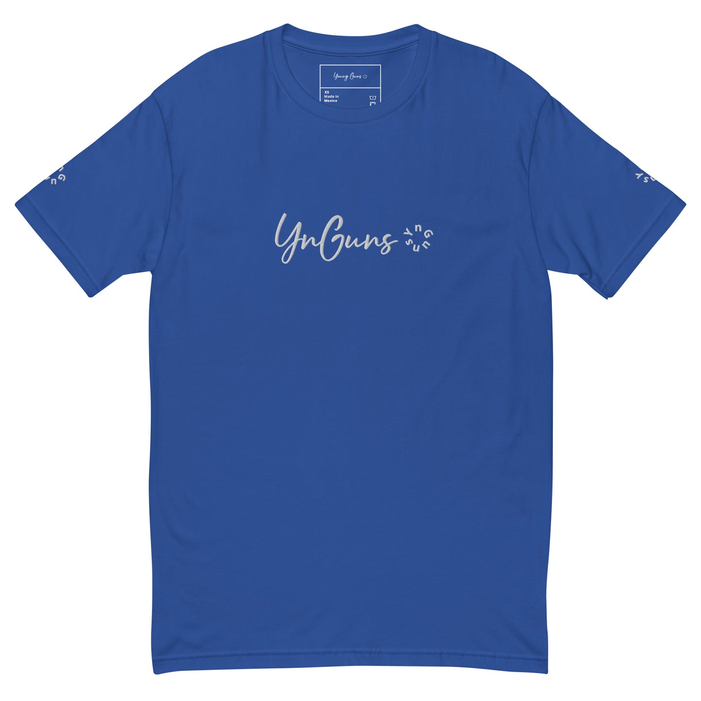 YnGuns™ Fitted Pre-Shrunk Embroidered Tee