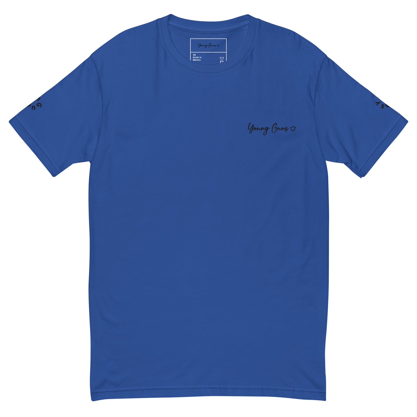 YnGuns™ Fitted Pre-Shrunk Embroidered "Young Guns" Tee