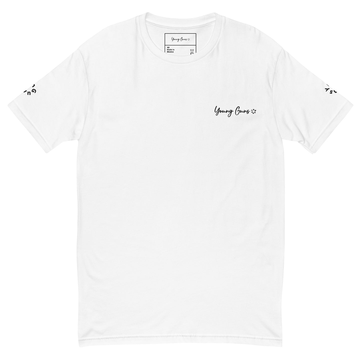 YnGuns™ Fitted Pre-Shrunk Embroidered "Young Guns" Tee