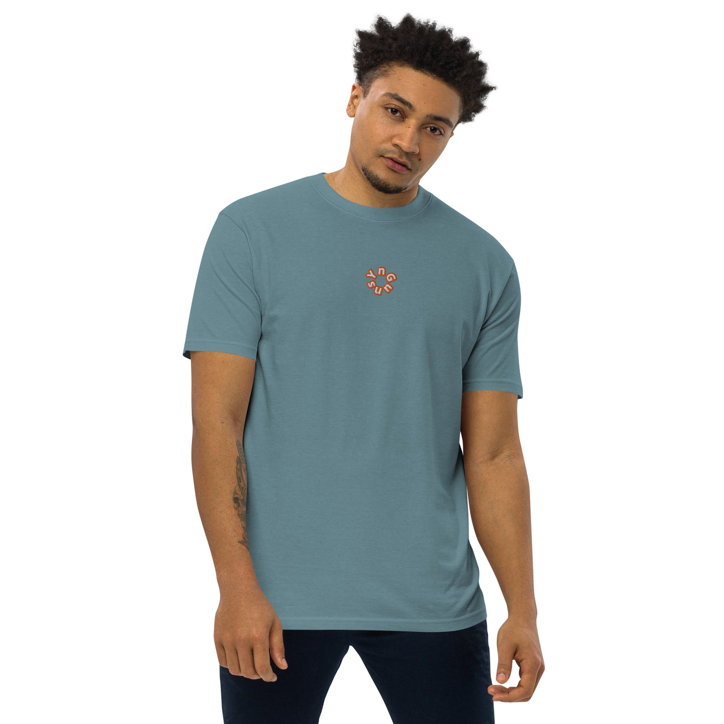 YnGuns™ Embroidered Premium Heavyweight Tee - Limited Edition