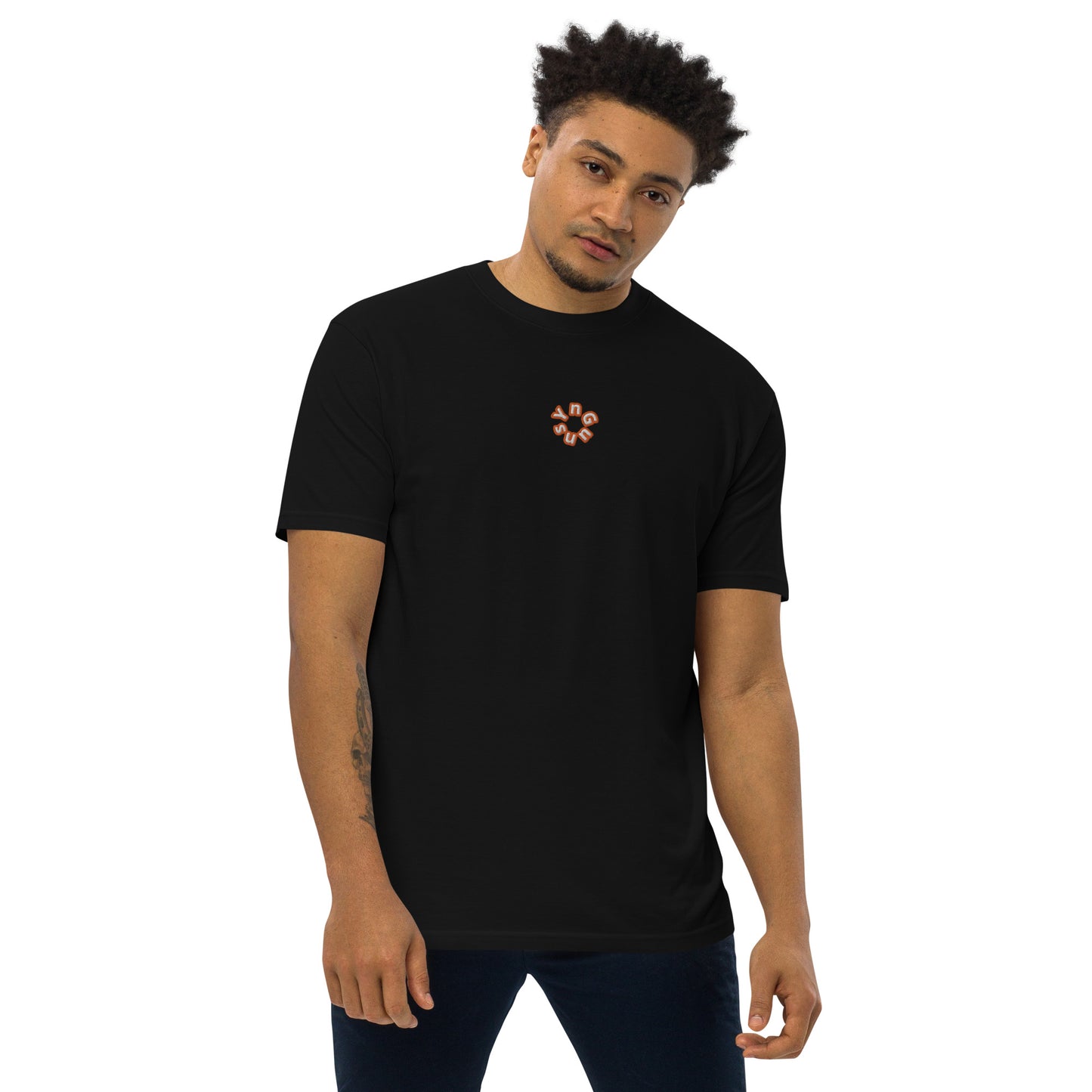 YnGuns™ Embroidered Premium Heavyweight Tee - Limited Edition