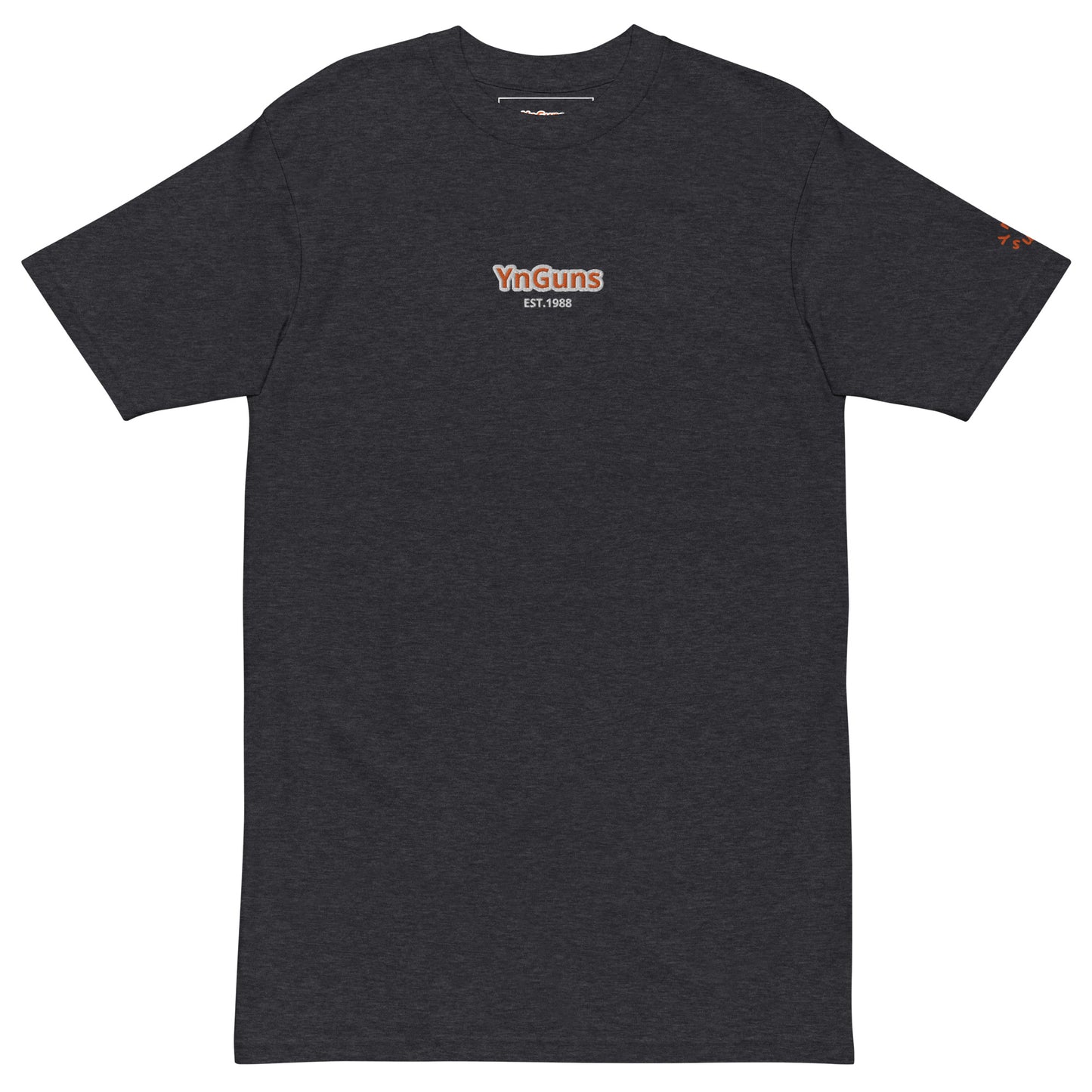 YnGuns™ Embroidered Premium Heavyweight Tee - Limited Edition