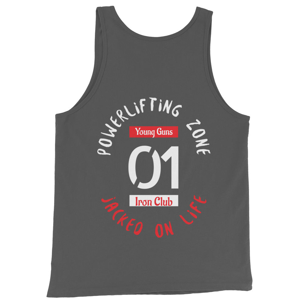 YnGuns™ "Powerlifting Zone" Muscle Tank