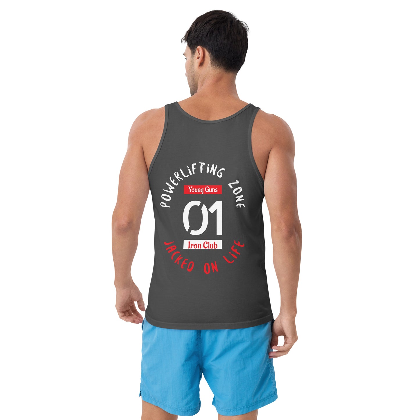 YnGuns™ "Powerlifting Zone" Muscle Tank