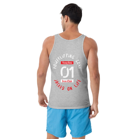 YnGuns™ "Powerlifting Zone" Muscle Tank