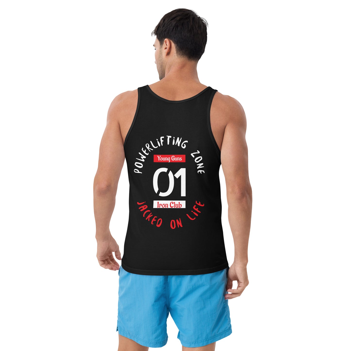 YnGuns™ "Powerlifting Zone" Muscle Tank