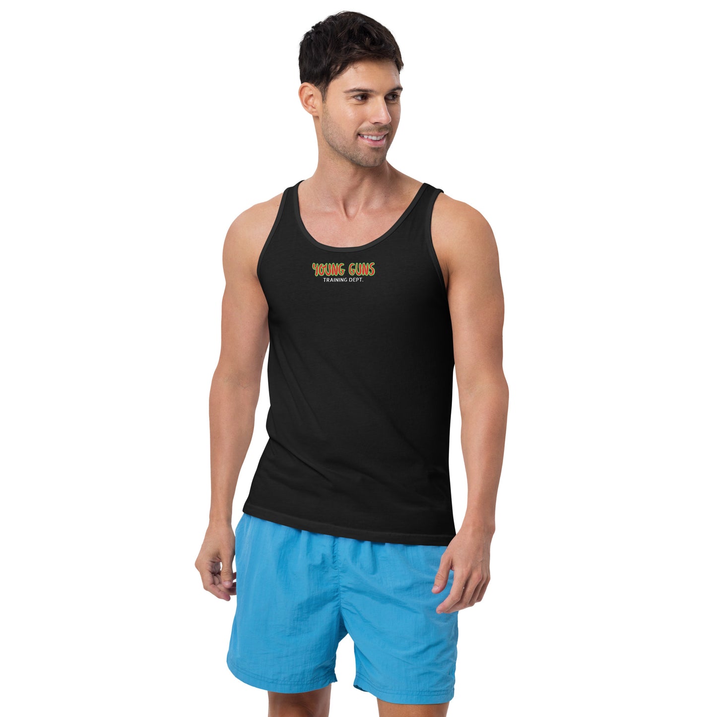 YnGuns™ "Train Hard" Muscle Tank