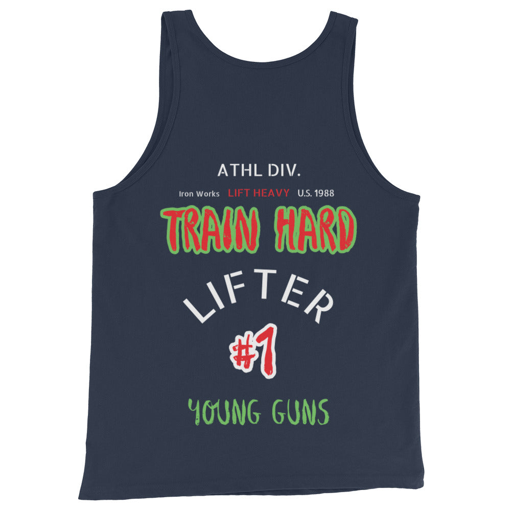 YnGuns™ "Train Hard" Muscle Tank