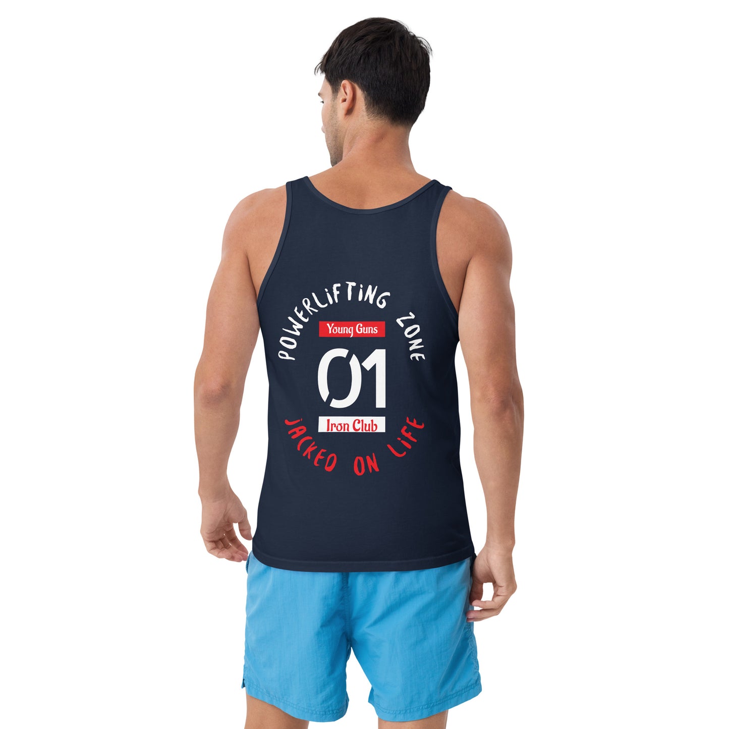 YnGuns™ "Powerlifting Zone" Muscle Tank