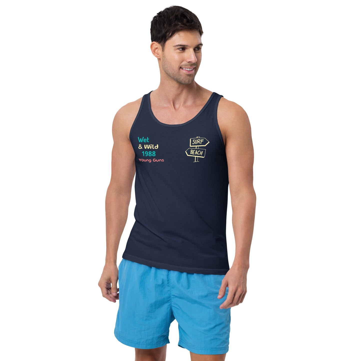 YnGuns™ "Wet & Wild" Men's Tank Top