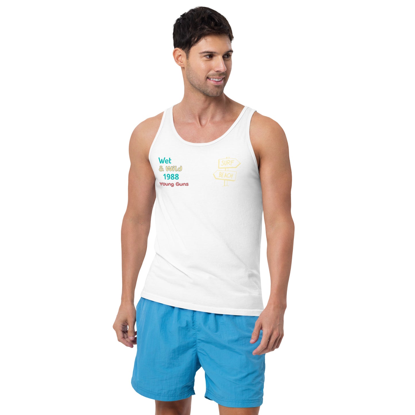 YnGuns™ "Wet & Wild" Men's Tank Top