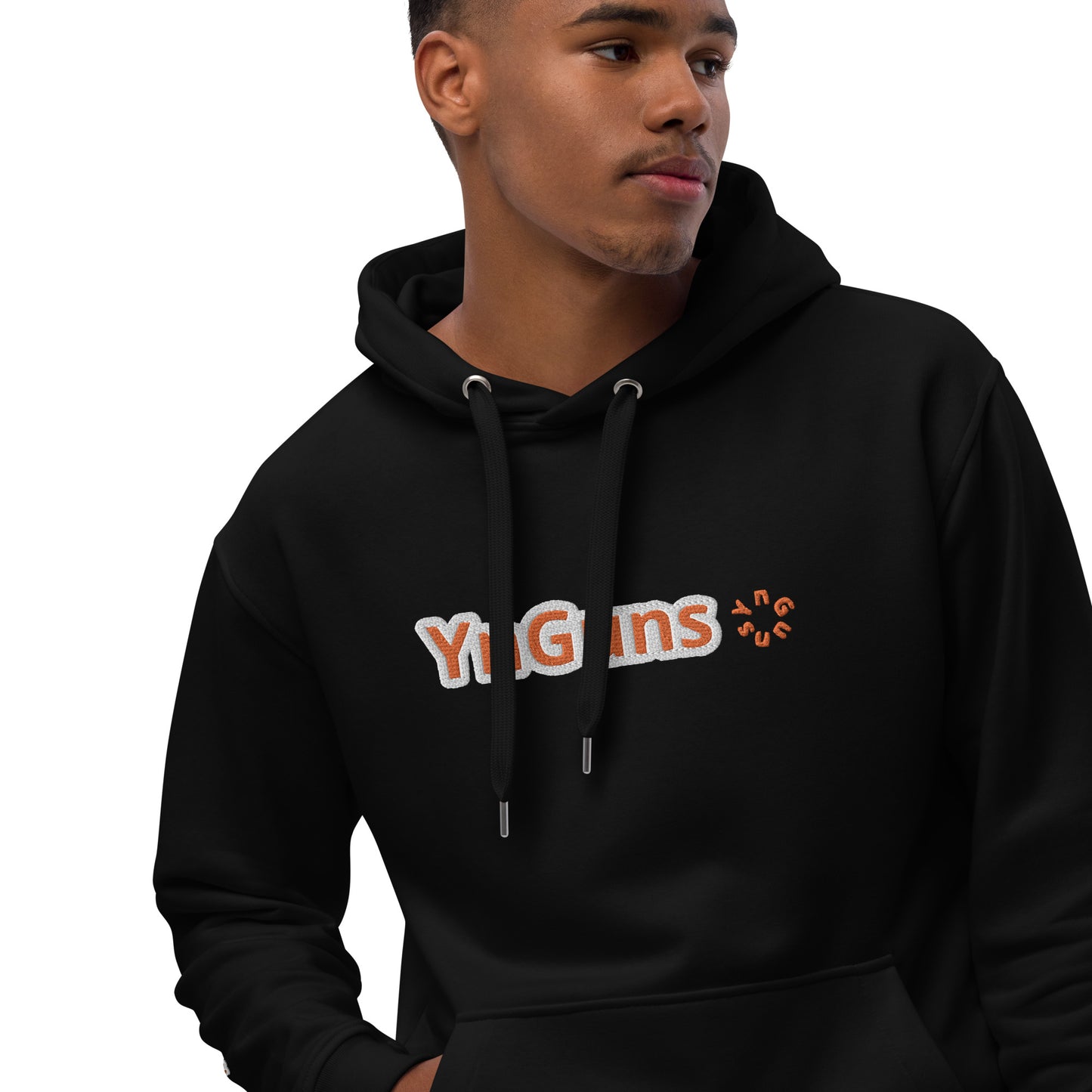 Sudadera con capucha premium con letras bordadas de YnGuns™ - EXCLUSIVO DE LANZAMIENTO