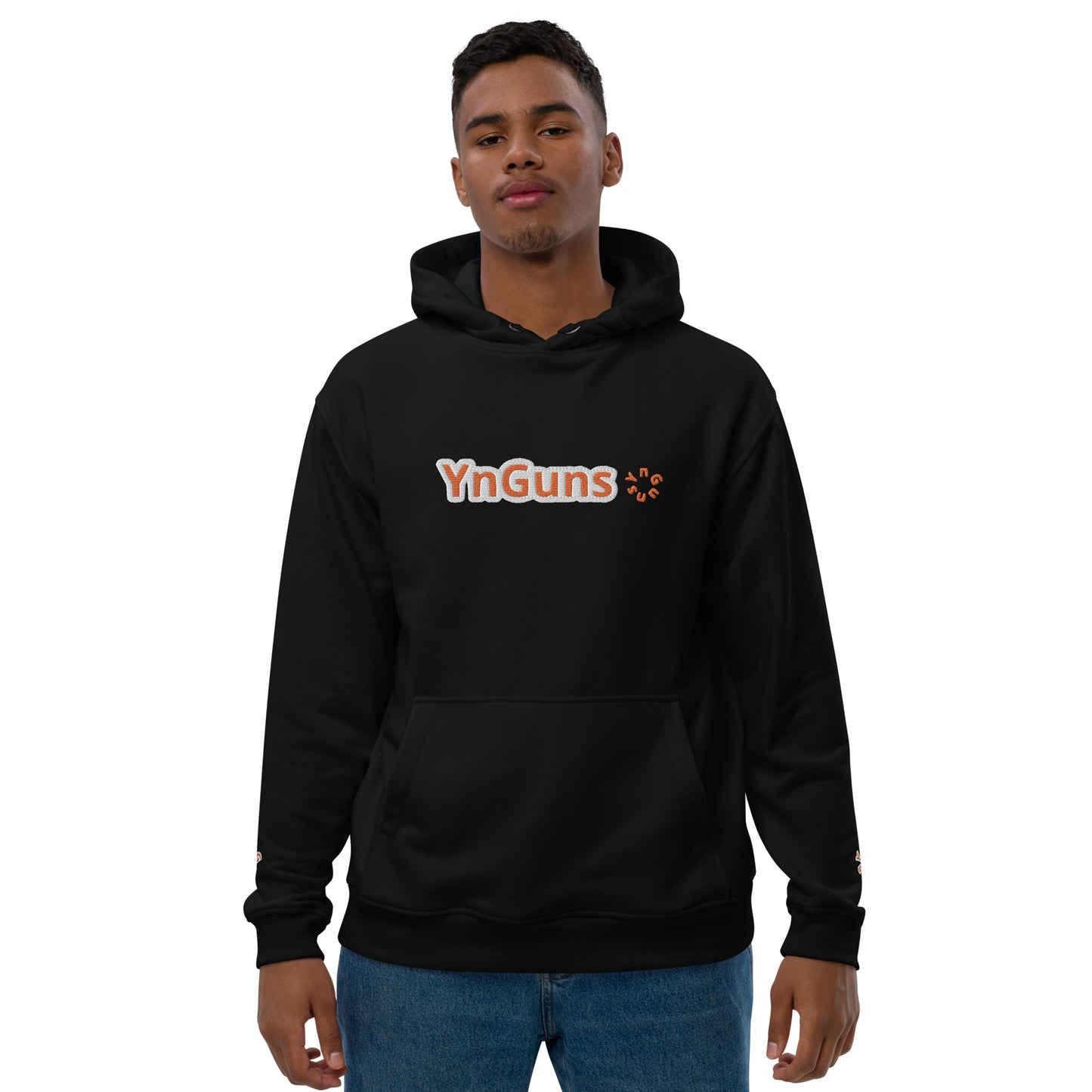 Sudadera con capucha premium con letras bordadas de YnGuns™ - EXCLUSIVO DE LANZAMIENTO