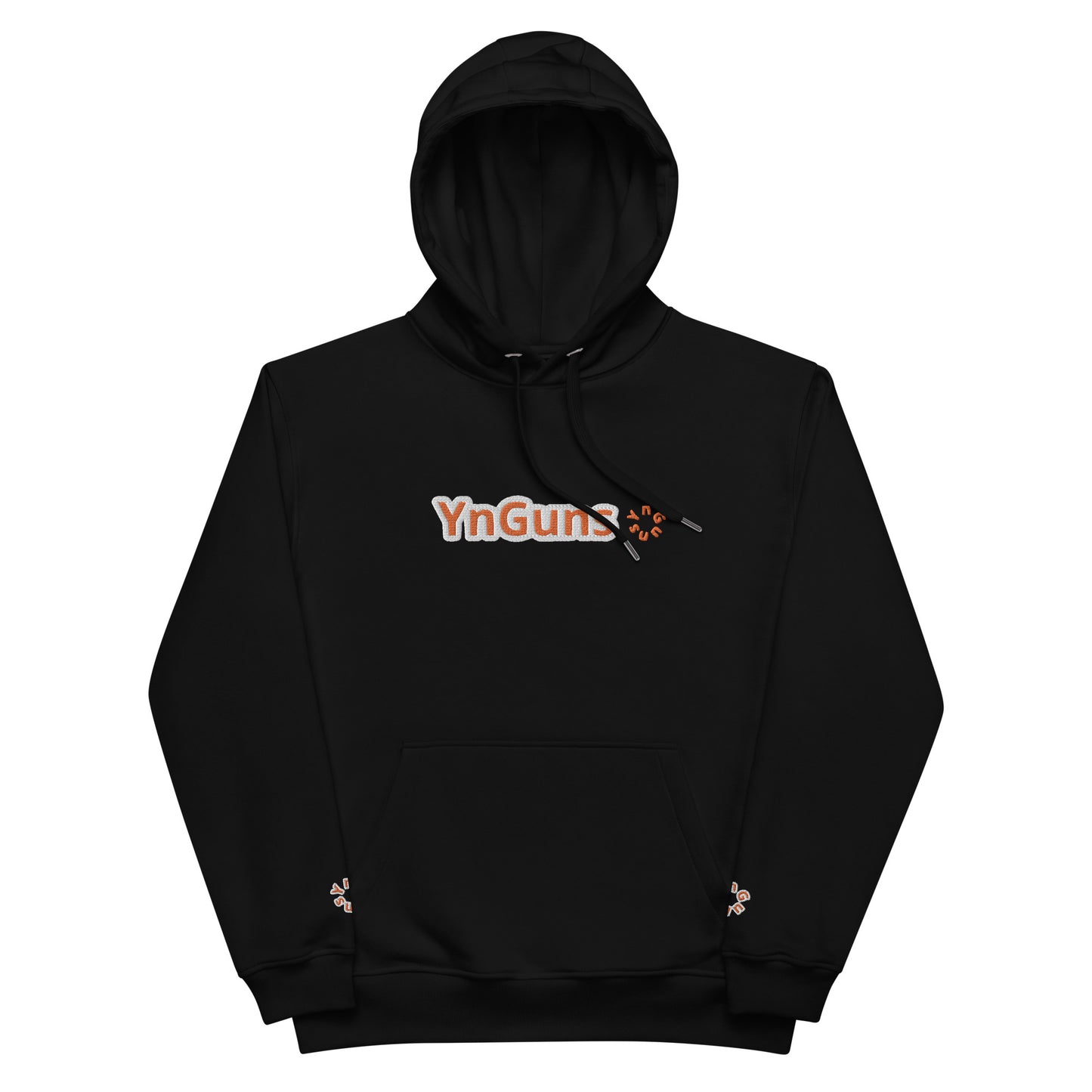 Sudadera con capucha premium con letras bordadas de YnGuns™ - EXCLUSIVO DE LANZAMIENTO