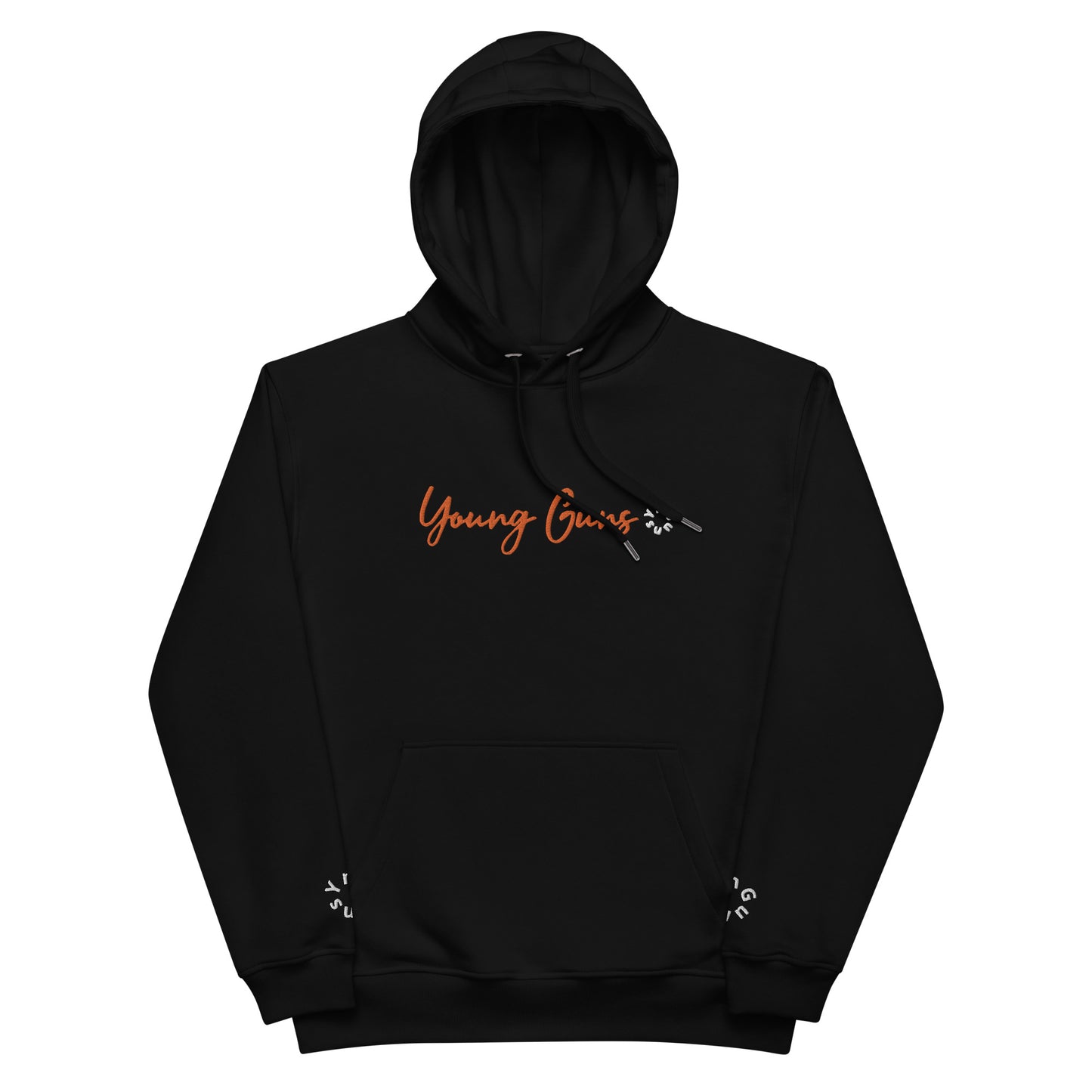 YnGuns™ Sudadera con capucha premium con bordado "Young Guns"