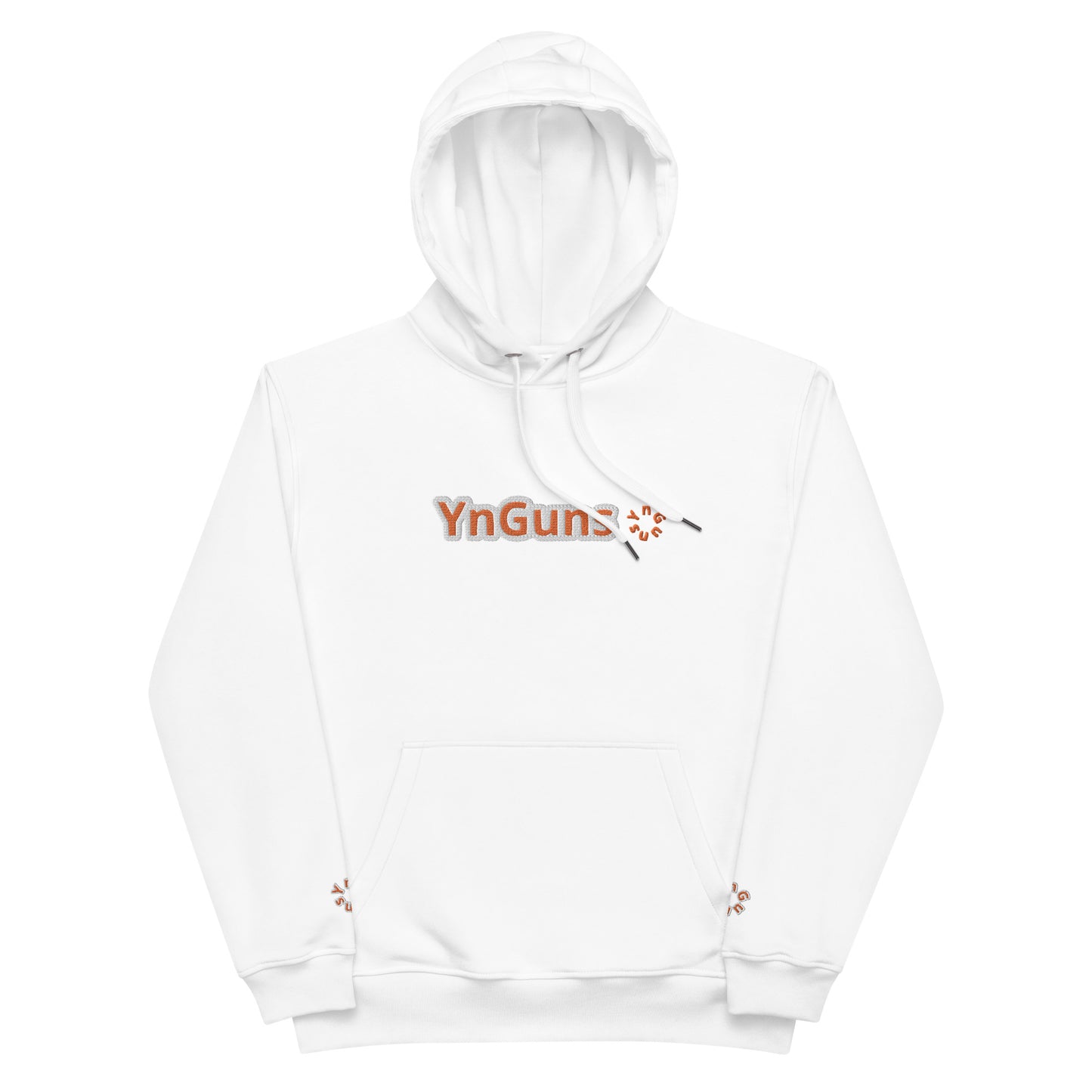 Sudadera con capucha premium con letras bordadas de YnGuns™ - EXCLUSIVO DE LANZAMIENTO