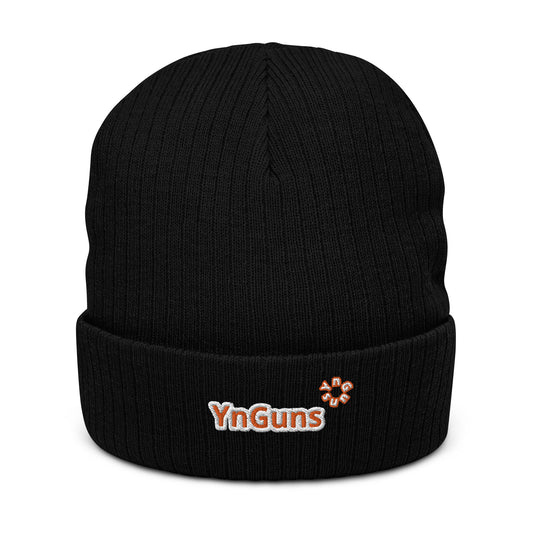 Gorros de punto acanalado bordados YnGuns™