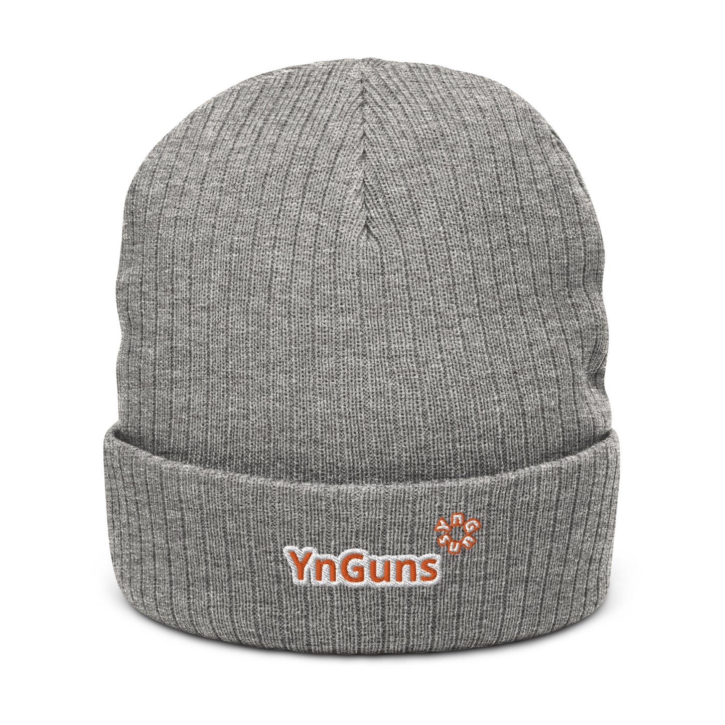 Gorros de punto acanalado bordados YnGuns™