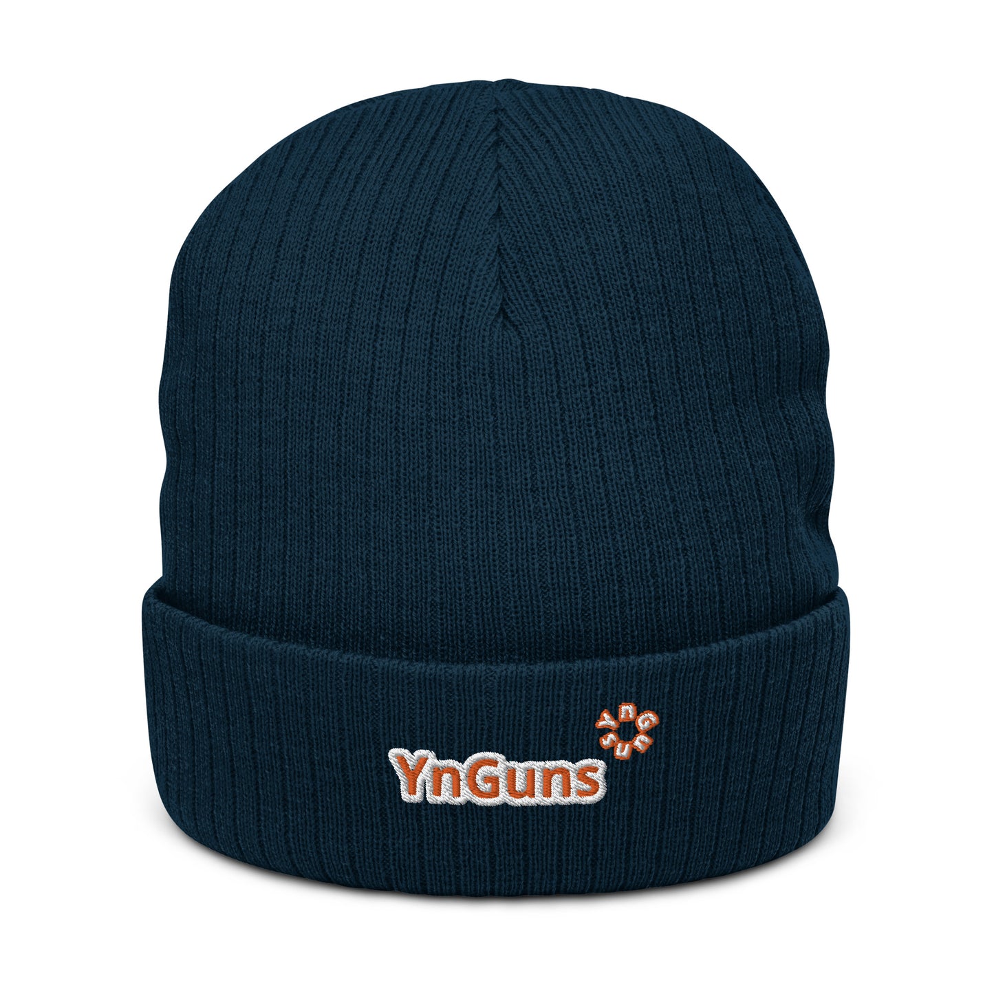 Gorros de punto acanalado bordados YnGuns™