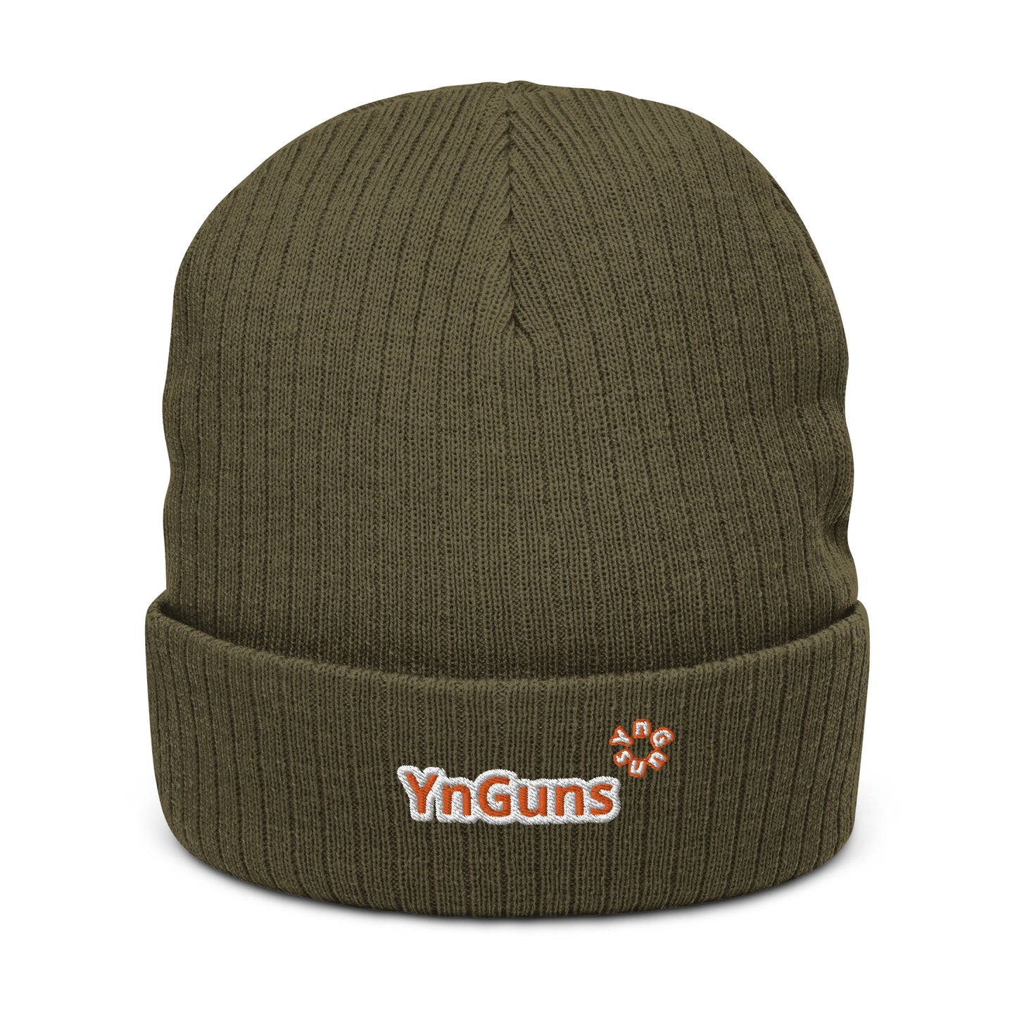 Gorros de punto acanalado bordados YnGuns™