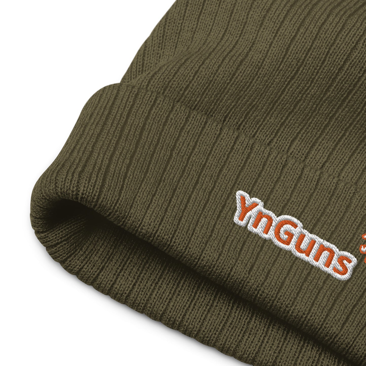 Gorros de punto acanalado bordados YnGuns™