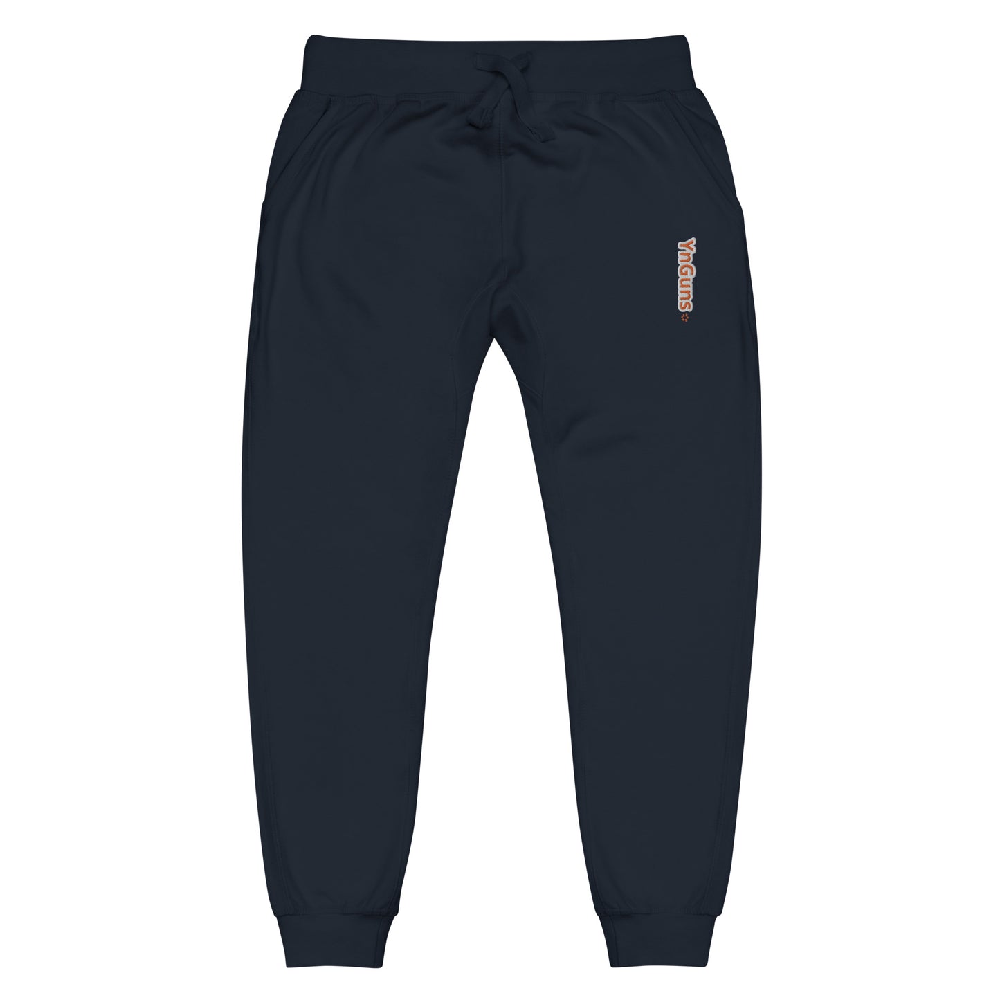 Joggers con cordón y cintura acanalada de YnGuns™ - Bordados