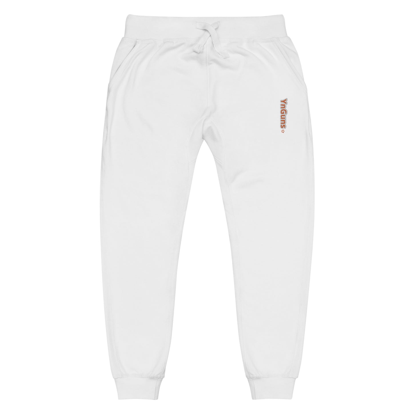 YnGuns™ Ribbed Waist Drawstring Joggers - Embroidered