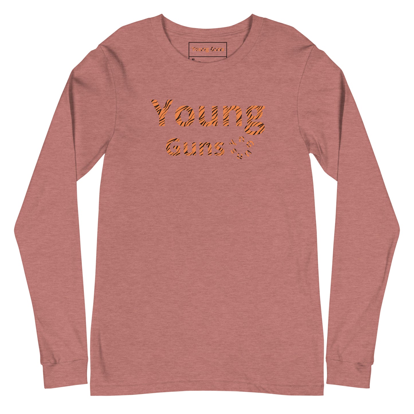 YnGuns™ Tiger Print Light Weight Long Sleeve Tee - Exclusive Launch Collection