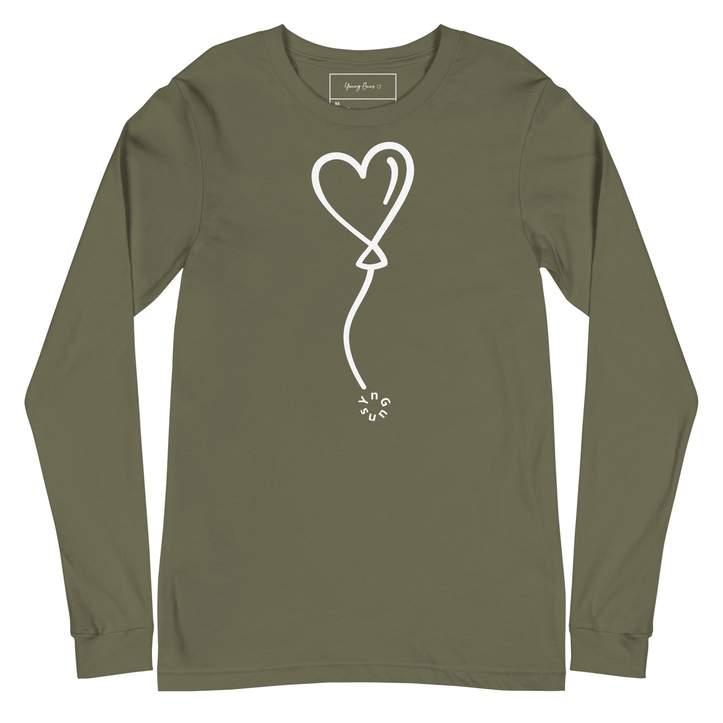 Love Balloon Long Sleeve Tee By YnGuns™