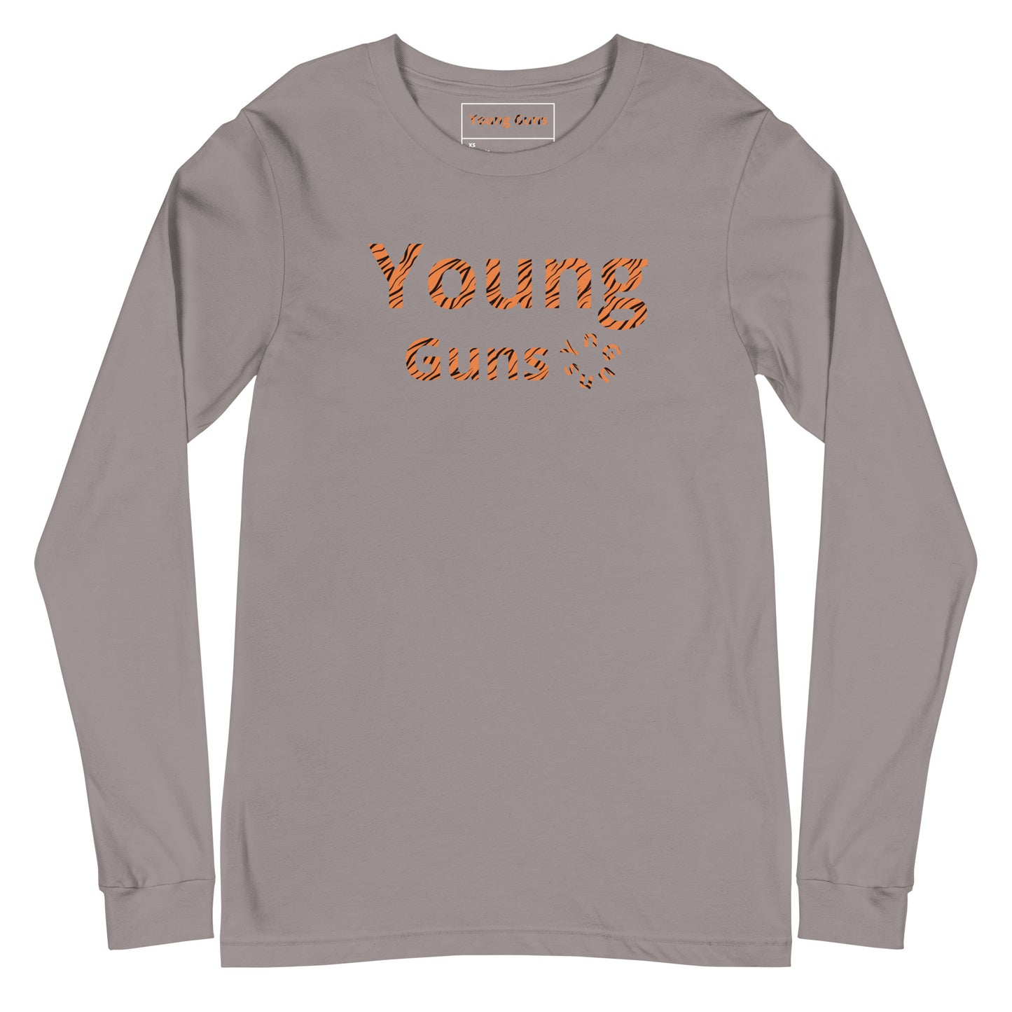 YnGuns™ Tiger Print Light Weight Long Sleeve Tee - Exclusive Launch Collection