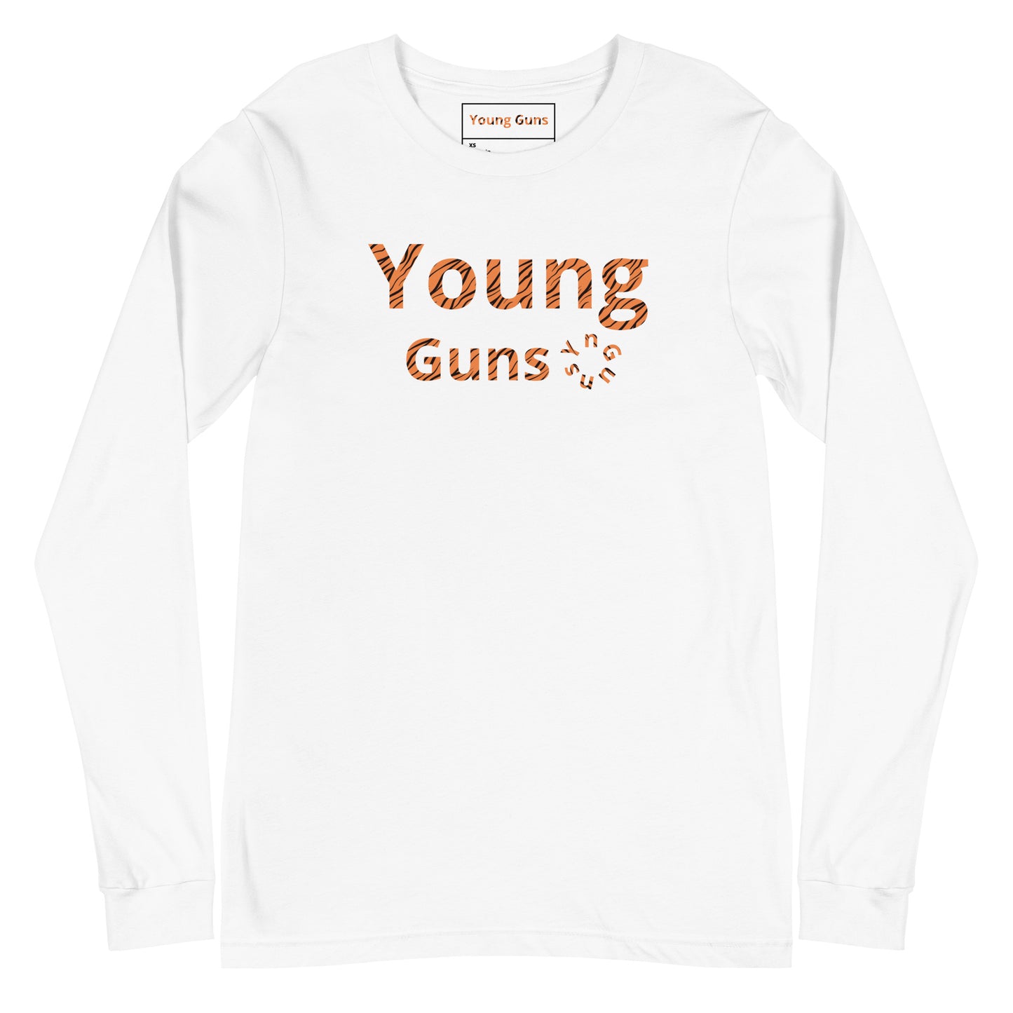 YnGuns™ Tiger Print Light Weight Long Sleeve Tee - Exclusive Launch Collection