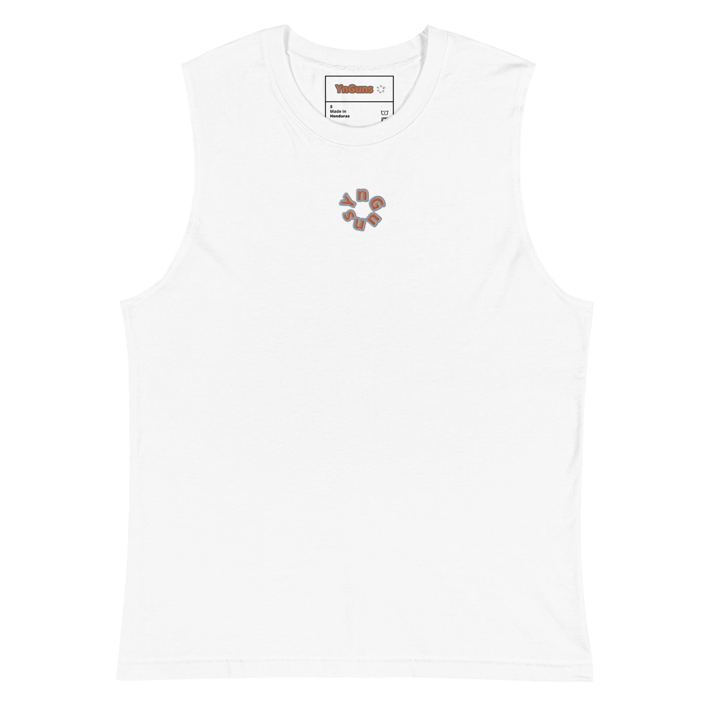 YnGuns™ Muscle Shirt - Exclusive Embroidered Circle Logo