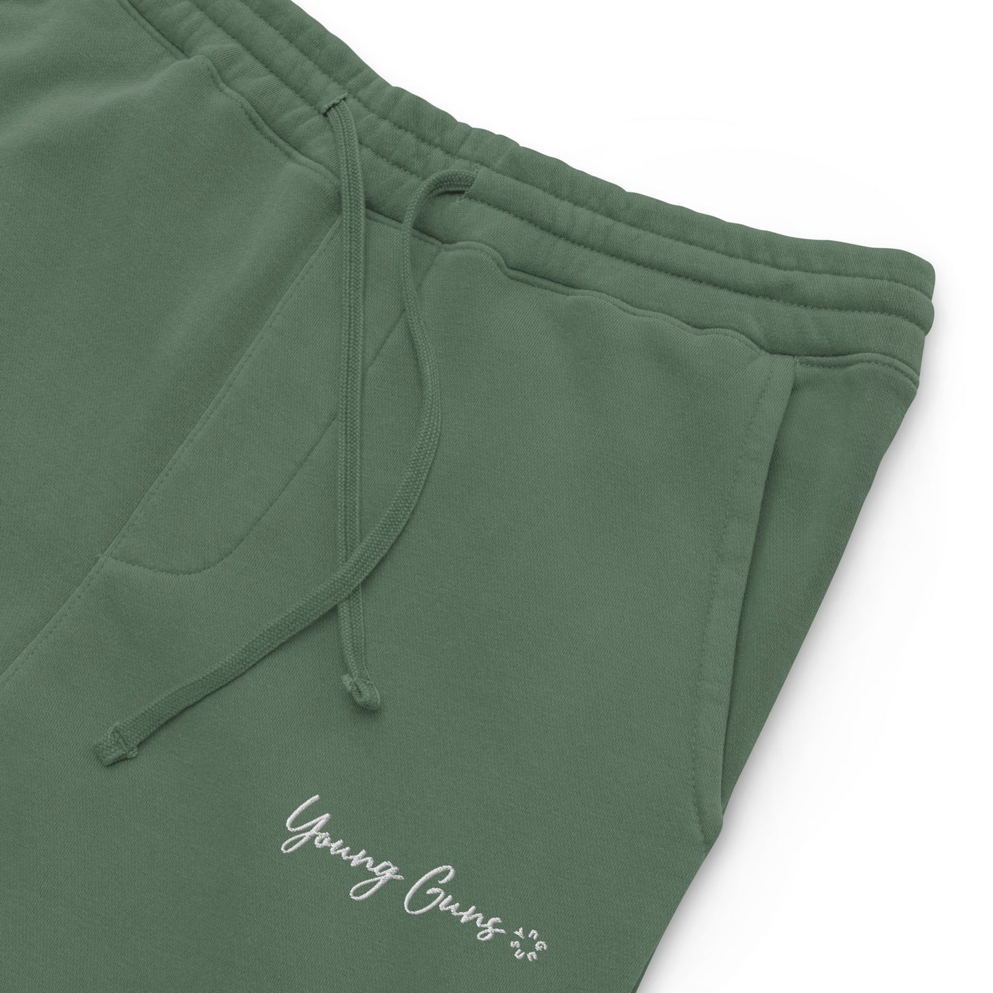 YnGuns™ Pantalones deportivos bordados "Young Guns" - Algodón hilado en anillo premium