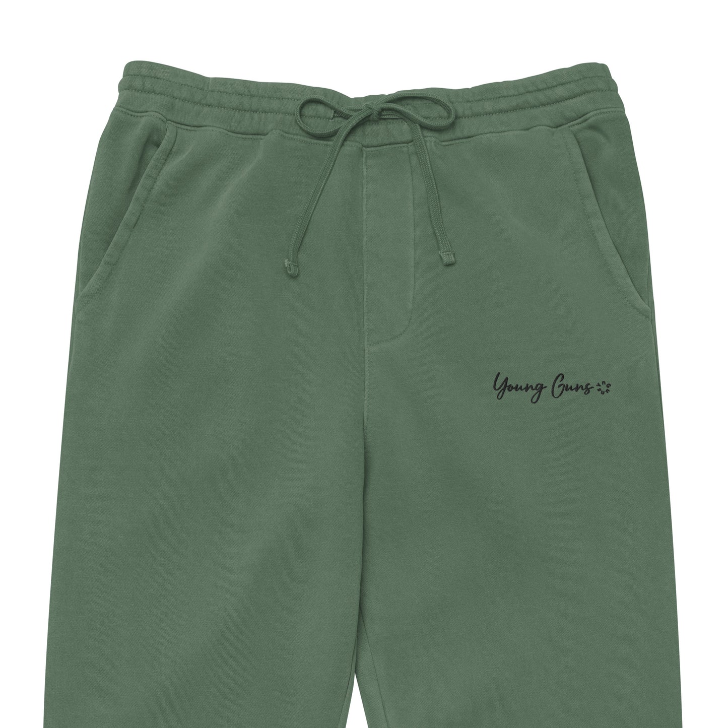 YnGuns™ Pantalones deportivos bordados "Young Guns" - Algodón hilado en anillo premium