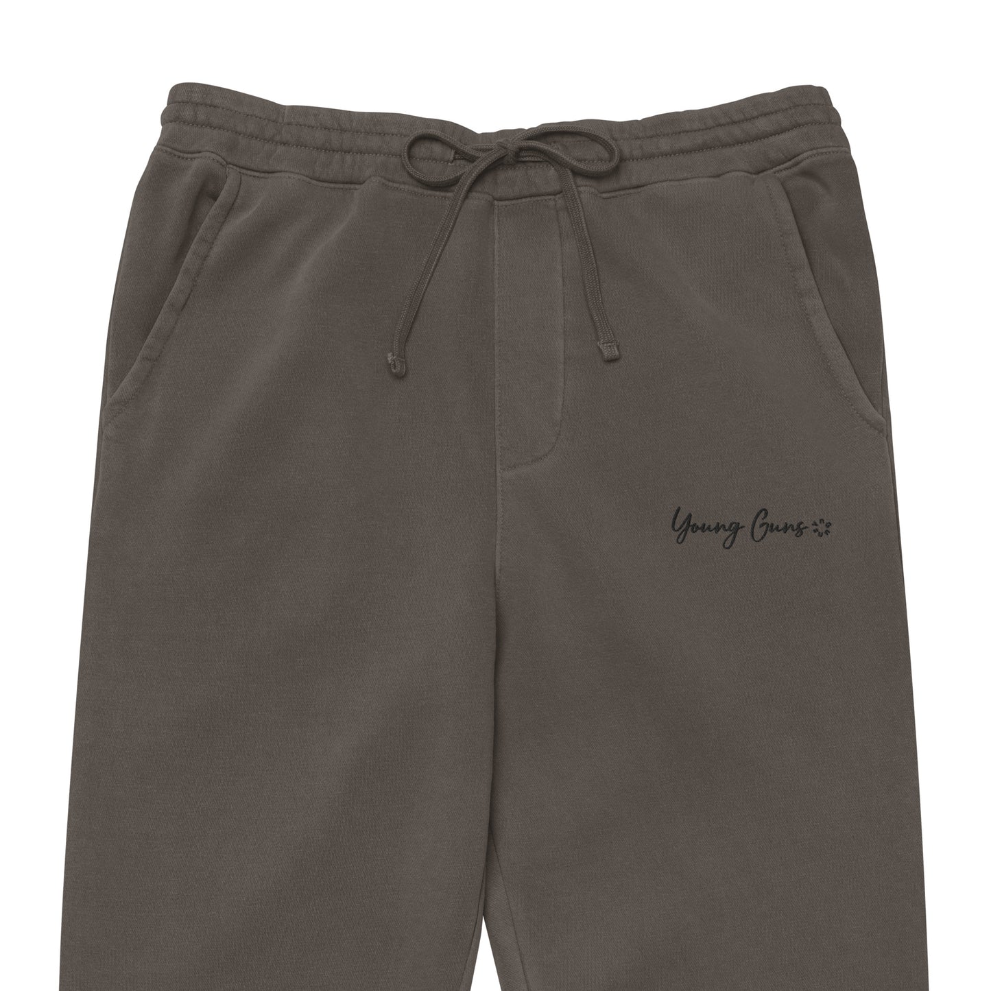 YnGuns™ Pantalones deportivos bordados "Young Guns" - Algodón hilado en anillo premium