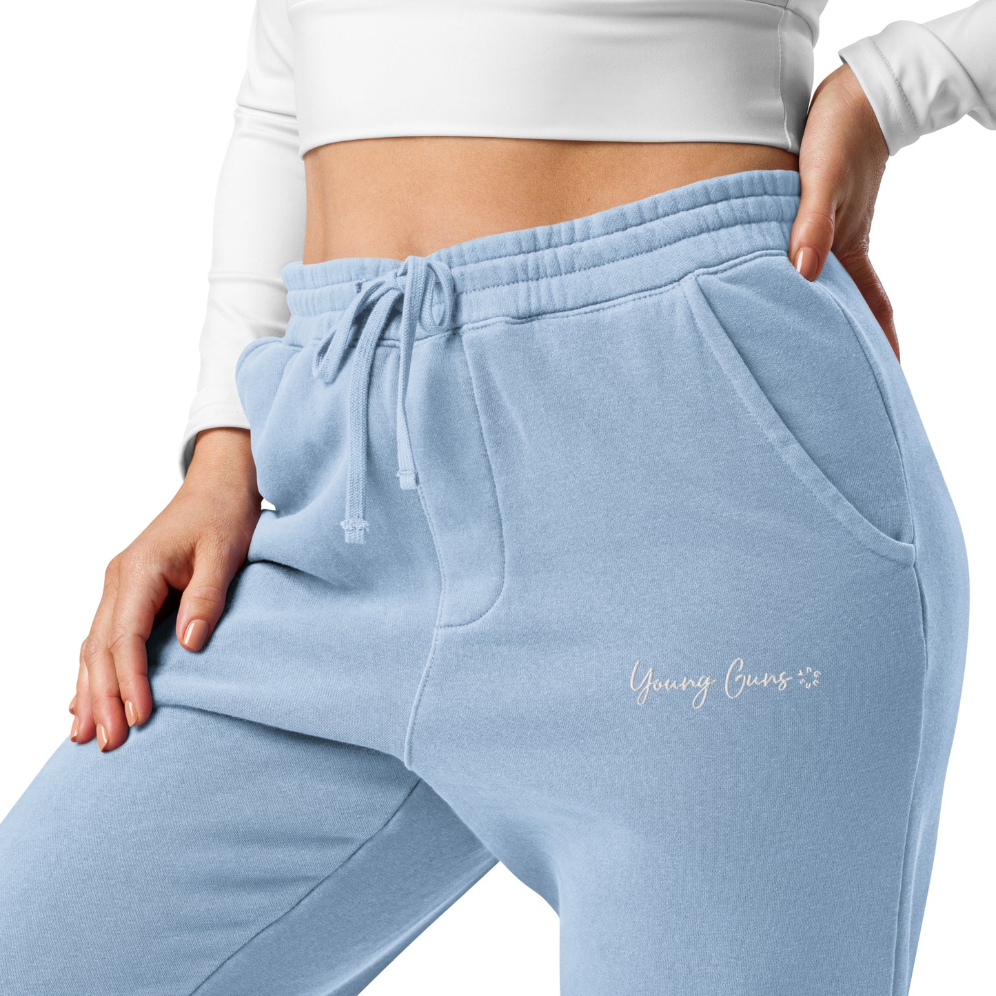 YnGuns™ Embroidered "Young Guns" Sweatpants - Premium Ring Spun Cotton